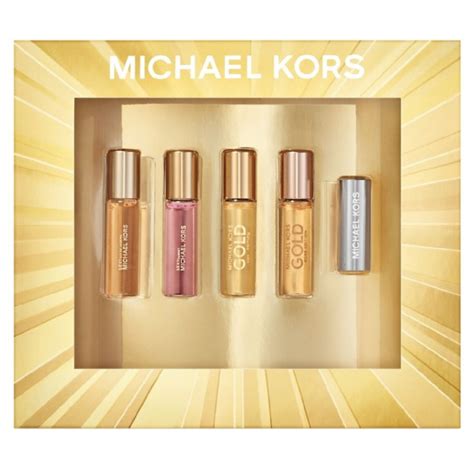 michael kors 5 piece mini rollerball women's perfume coffret|Michael Kors Rollerball & Travel Size Perfume .